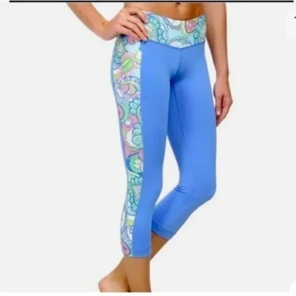 Lilly Pulitzer Luxletic Weekender Crop Leggings, Size S